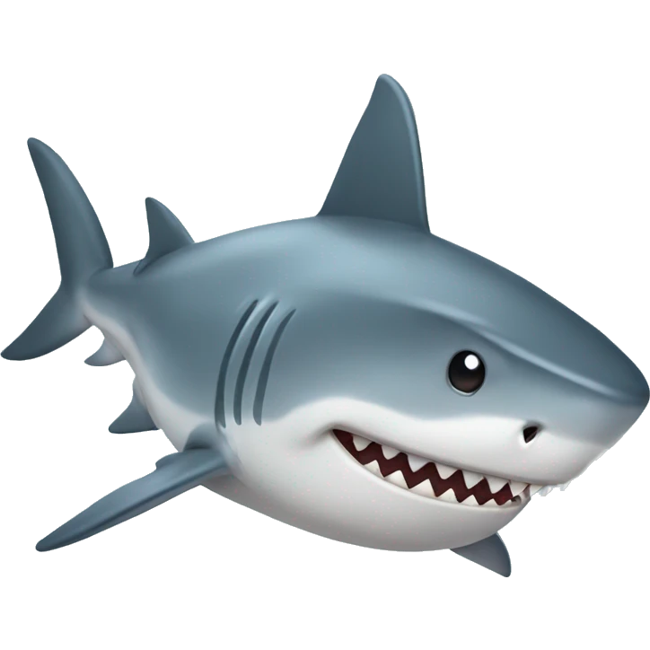 shark with a bow emoji