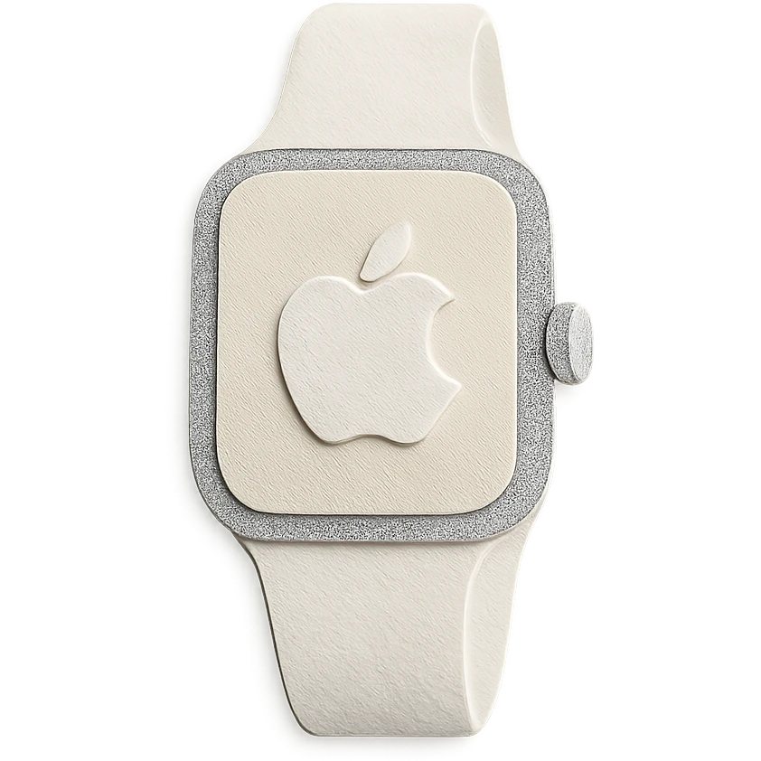 white apple watch emoji