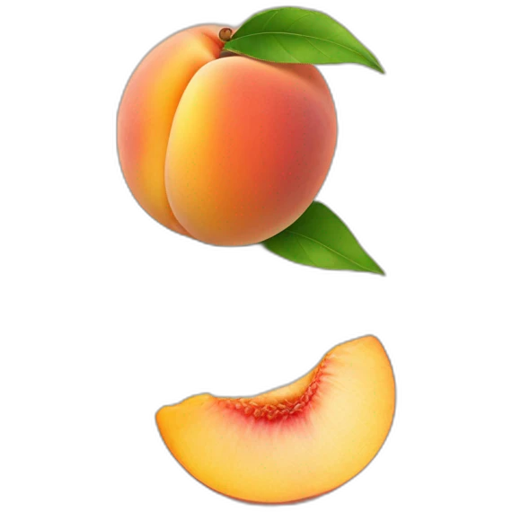 Peach emoji