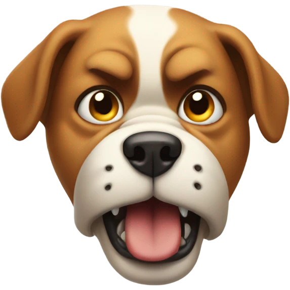 angry dog emoji