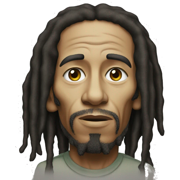 Sad Bob Marley emoji