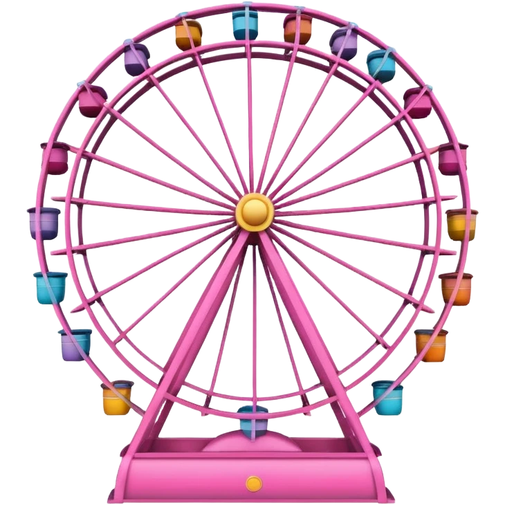 mix pink Ferris wheel emoji
