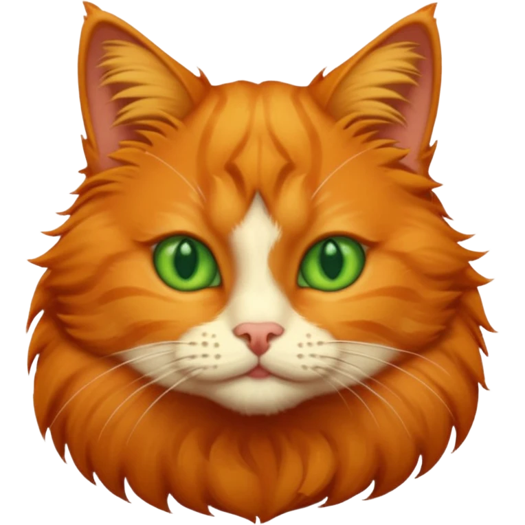 Рыжий кот emoji