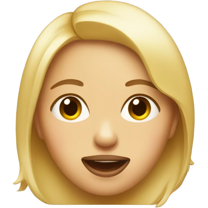 girl with tongue out and eyes rolled emoji