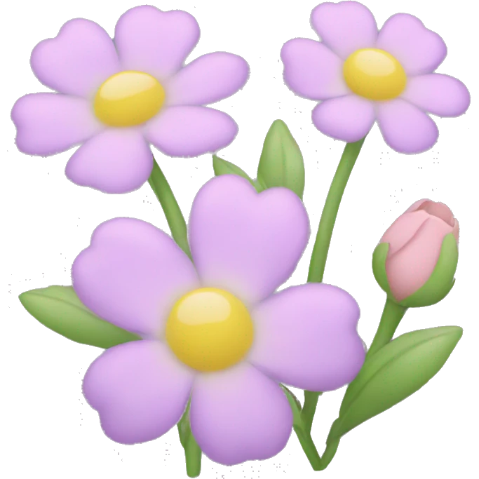 Pastel flower emoji emoji
