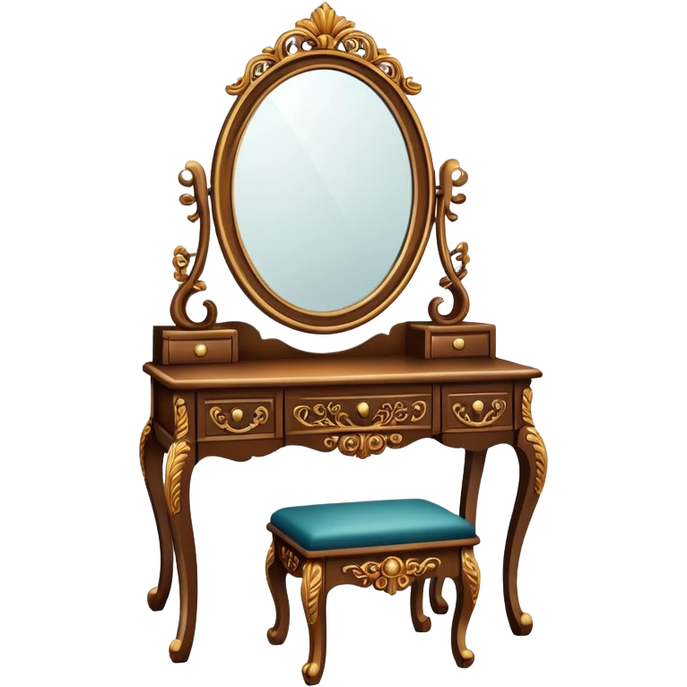 Vanity table with mirror  emoji