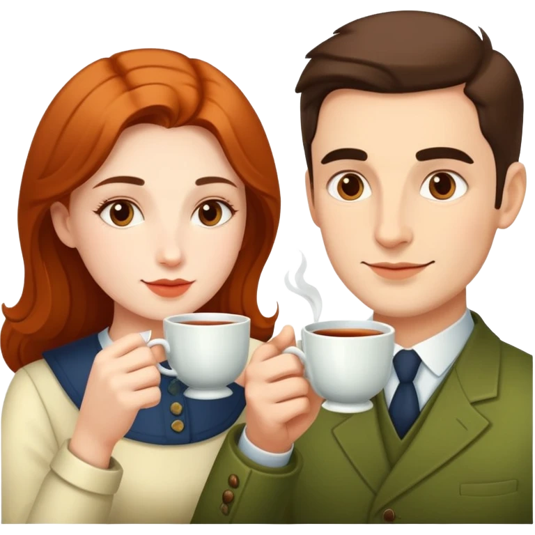 Man women tea emoji
