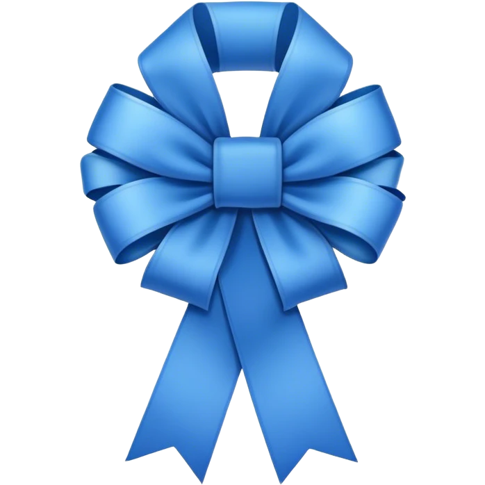 blue ribon emoji