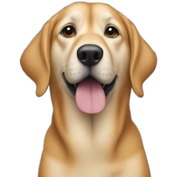 dog rob baguette in supermarket emoji