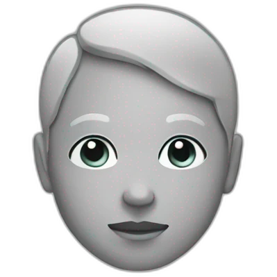 black outline human emoji
