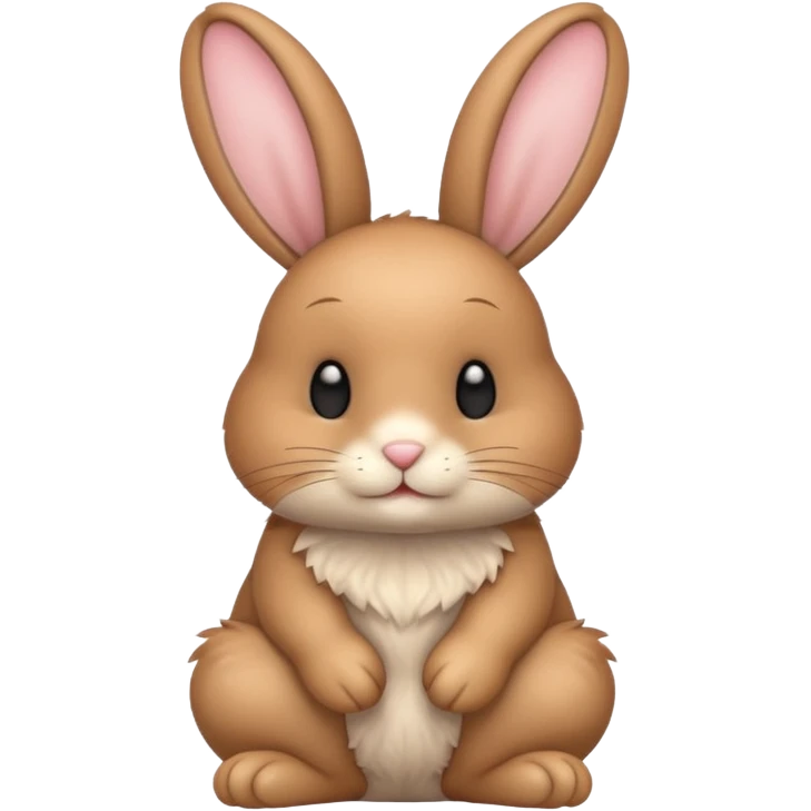 Light brown bunny emoji