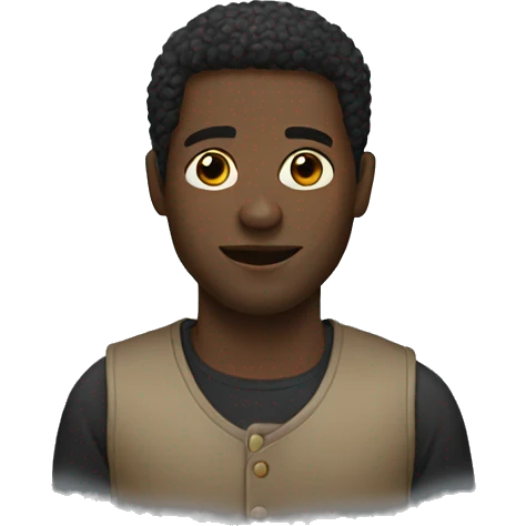 Black man emoji