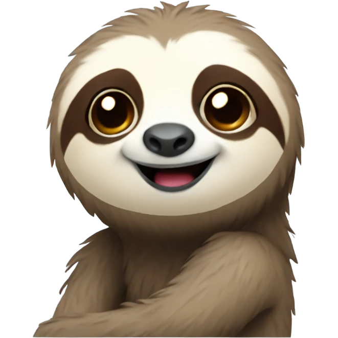 Cute sloth  emoji