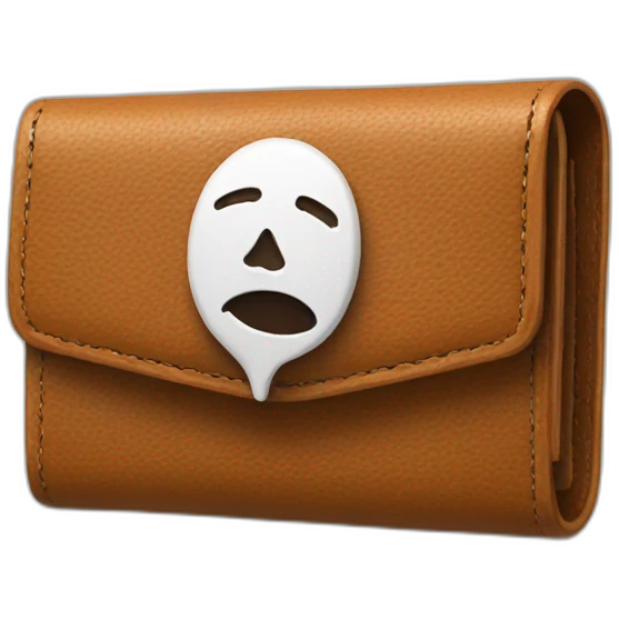 Down trend on a wallet emoji