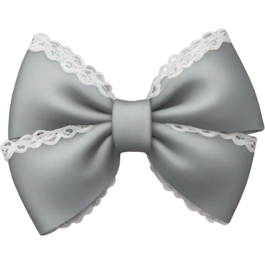 Lacey hair bow  emoji