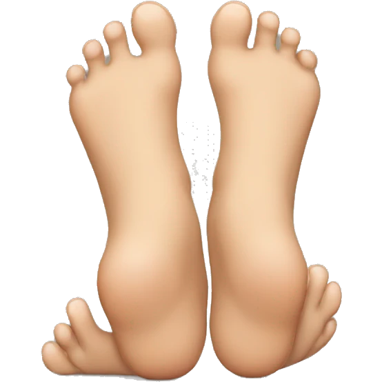 black Tired feet emoji