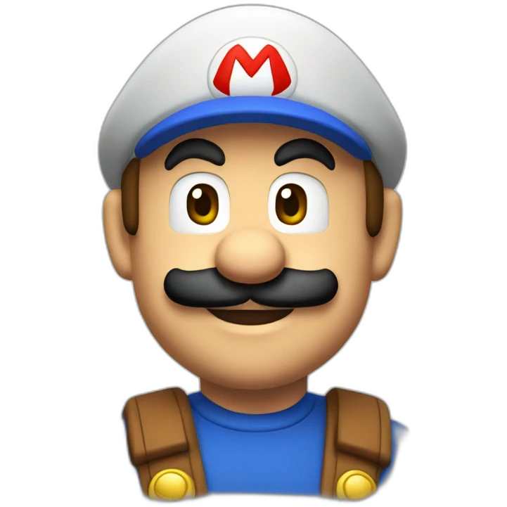 Mario qui sourit emoji