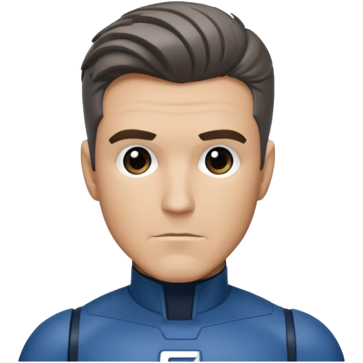 reed richards from fantastic four with grey side burns emoji