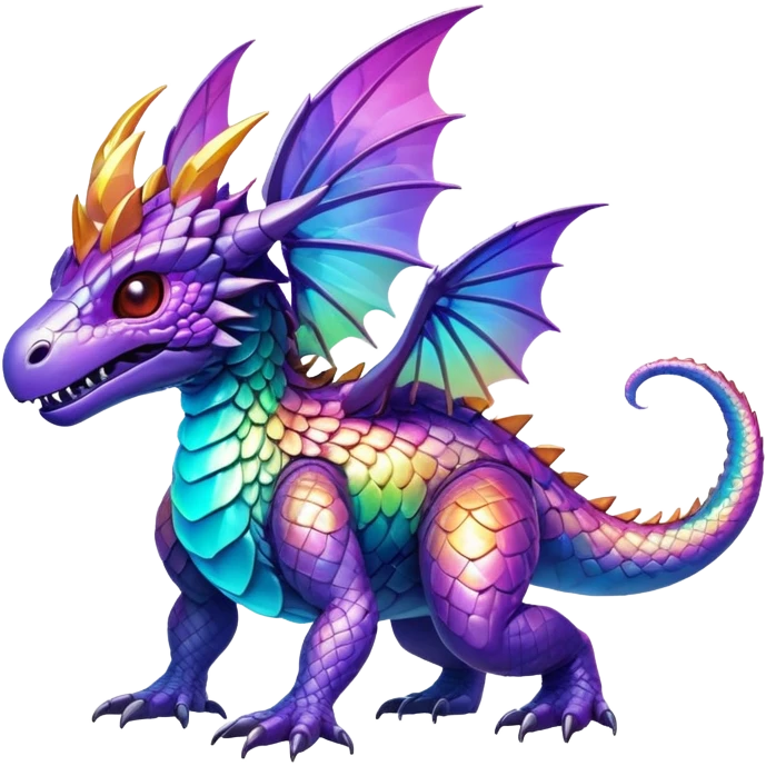 complex iridescent aesthetic-scenery-Fakémon-creature emoji