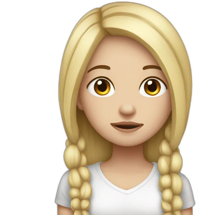 replacing depression with exhaustion white girl emoji