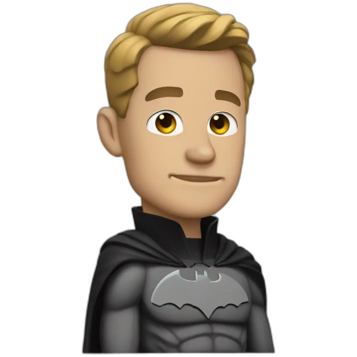 The batman emoji