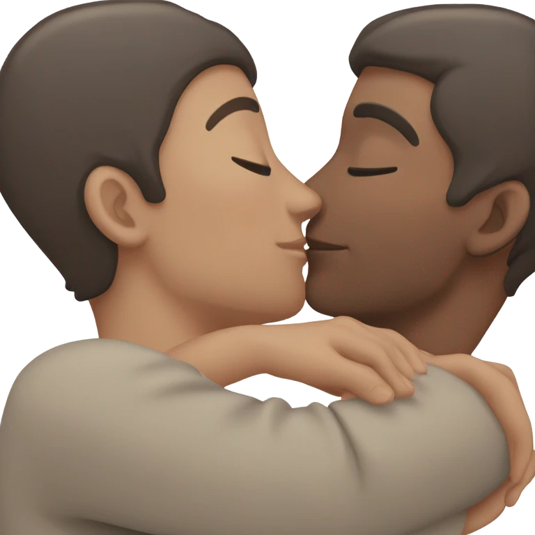 Intimate moment between to lovers emoji