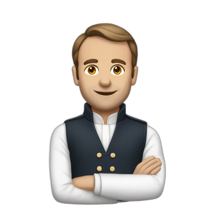 Macron calvitie emoji