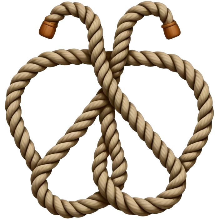 Basic sailing knots the Bowline, which creates a fixed loop, the Figure Eight, used as a stopper knot, the Reef Knot (or square knot) for joining two lines, and the Clove Hitch for securing a line to a post or piling emoji