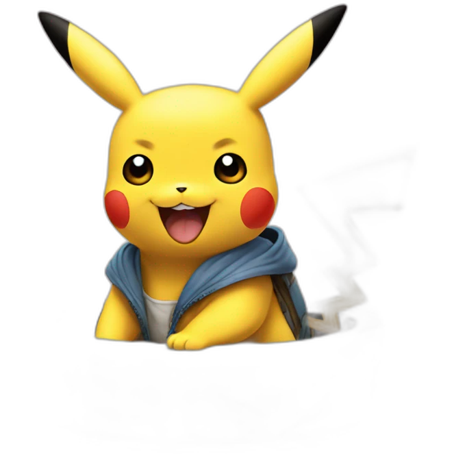 Pikachu pokemon emoji