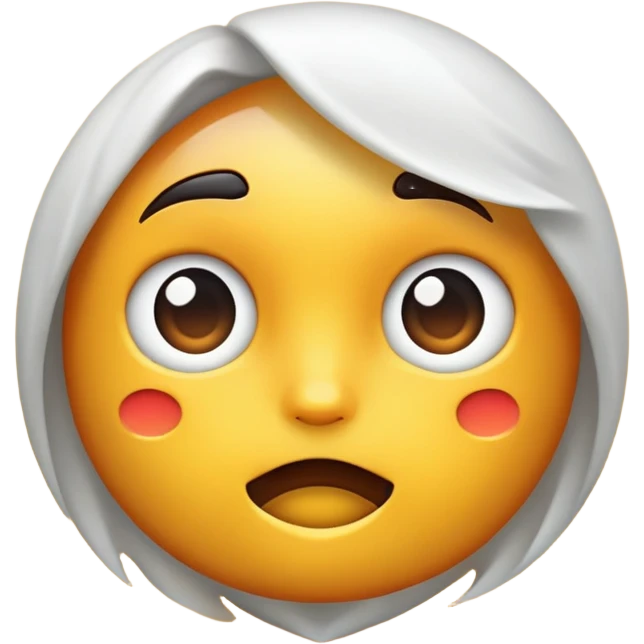 Tilted to the side  emoji