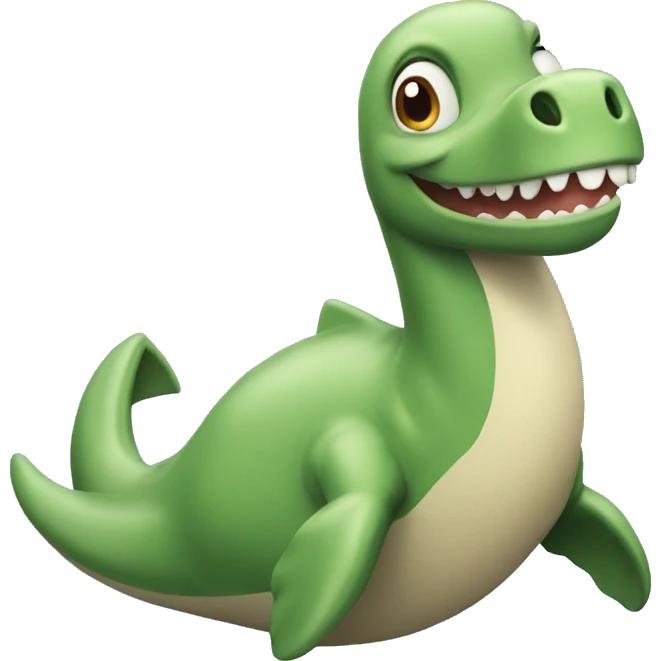 happy plesiosaur emoji