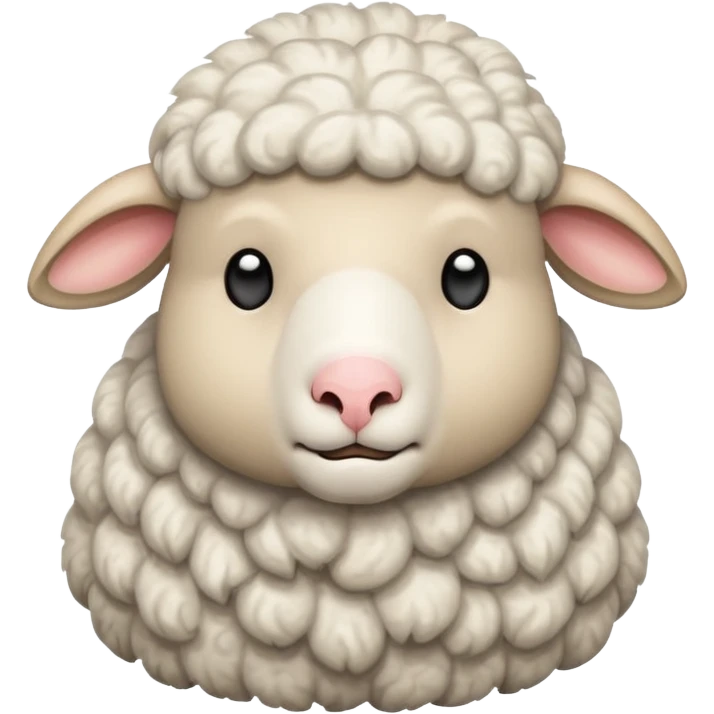 Sad sheep  emoji