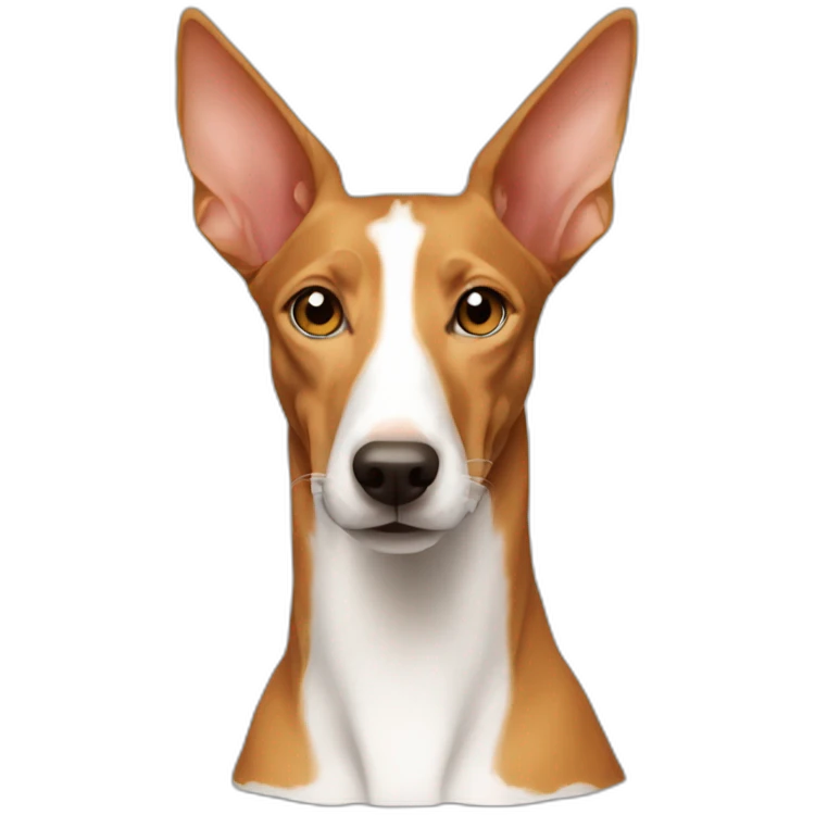 A podenco face emoji