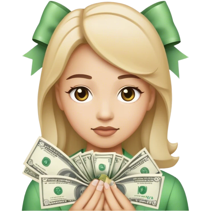 Money bow emoji