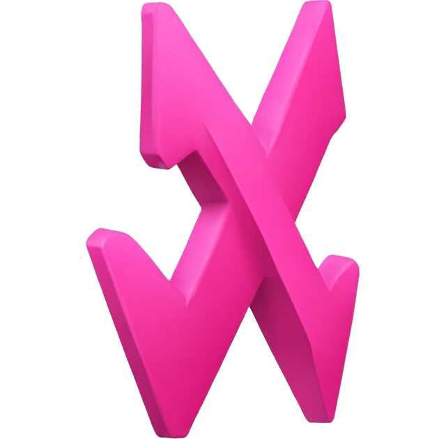 pink arrow emoji