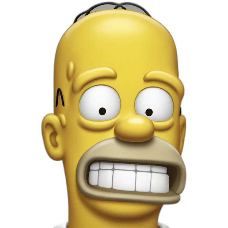 homer simpson drool emoji