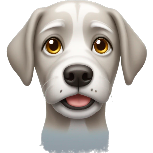 geriatric dog emoji