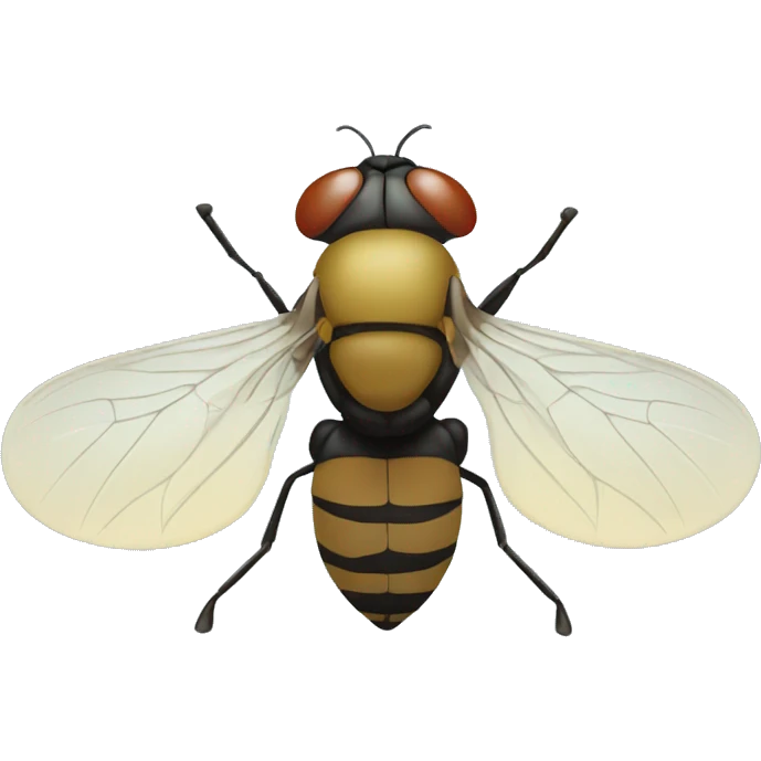 flower fly emoji