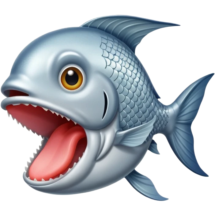 fish with tongue out emoji