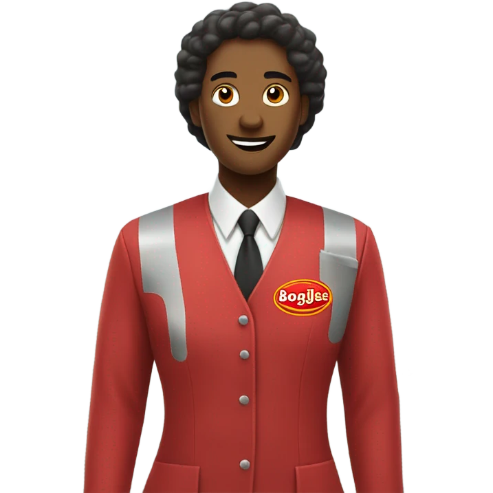 bojangles worker with flies around emoji