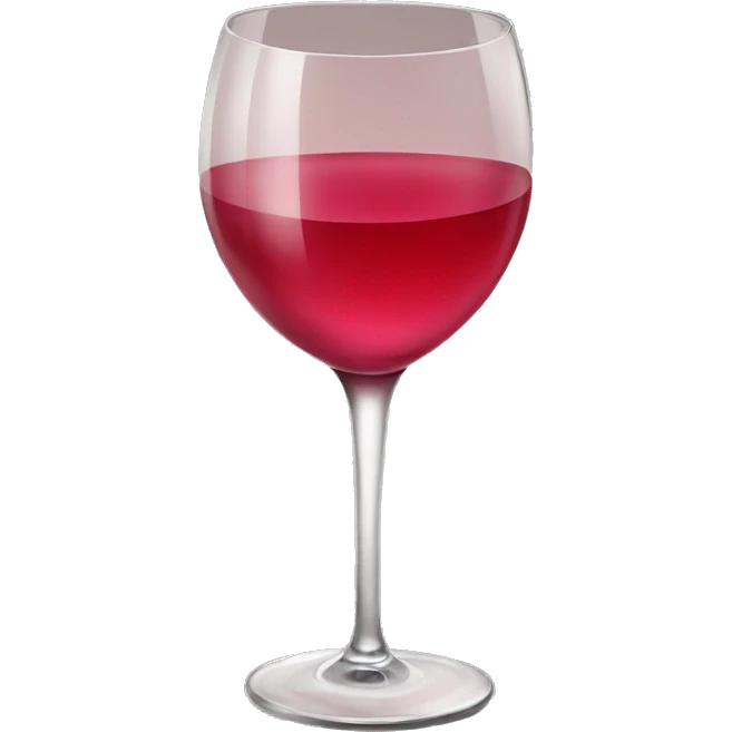 Rose wine emoji