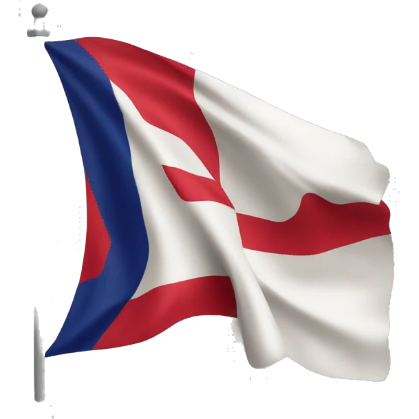 drapeau france avec une croix de lorraine au milieu  emoji