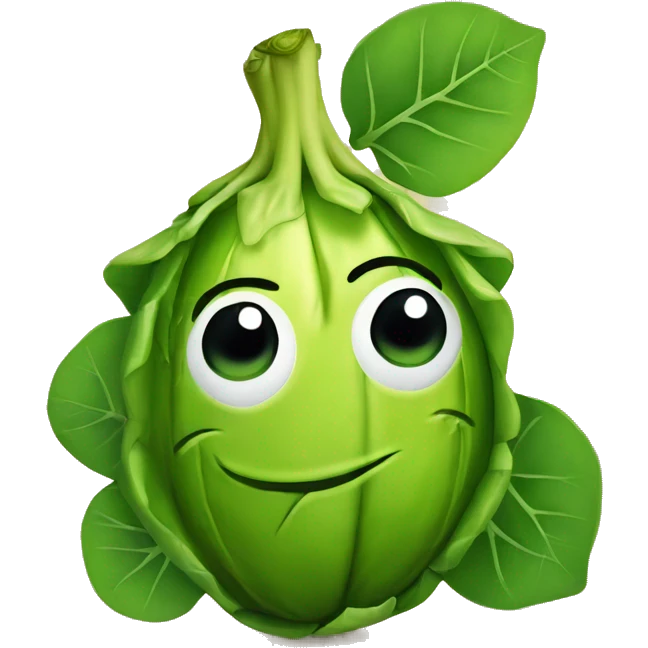 Brussel sprout high definition  emoji