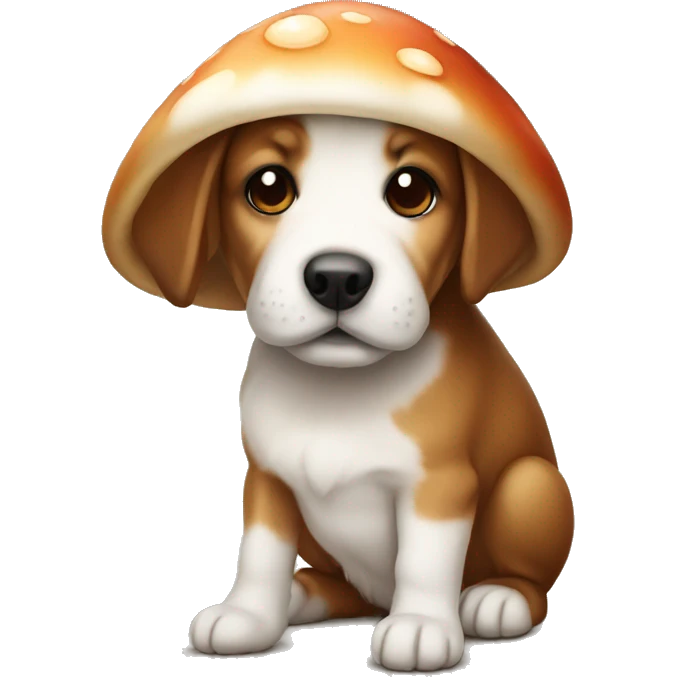 mushroom puppy emoji