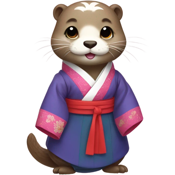 korean hanbok otter emoji