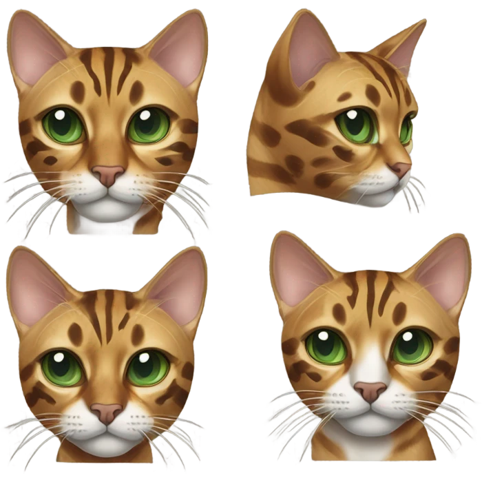 Bengal house cat emoji
