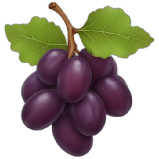 Raisin fruit emoji