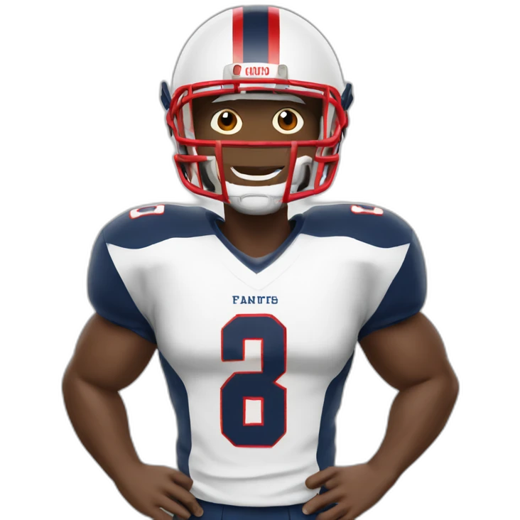 American football player emoji