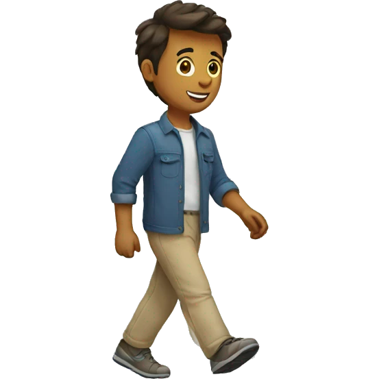 walking emoji