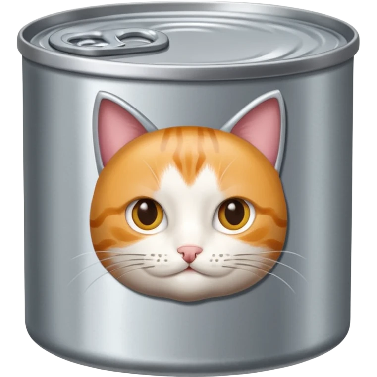 create a can of catfood, remove the cat just the plain can emoji emoji